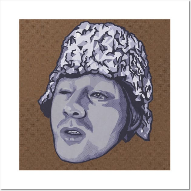 Limmy TinFoil Hat •• Original Drawing Fan Art Wall Art by unknown_pleasures